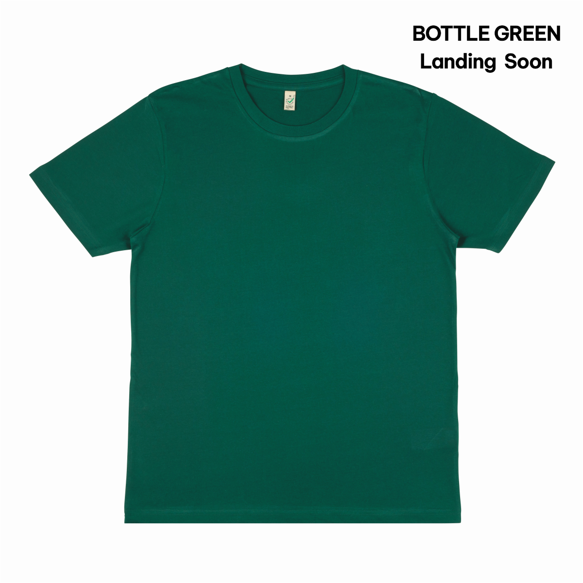 Men's/Unisex Organic Cotton T-shirt in Bottle Green