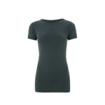 Dark Grey DG - Women's Organic T-shirt (Slim-fit) - Earth Positive @ Pandemonium Paradise