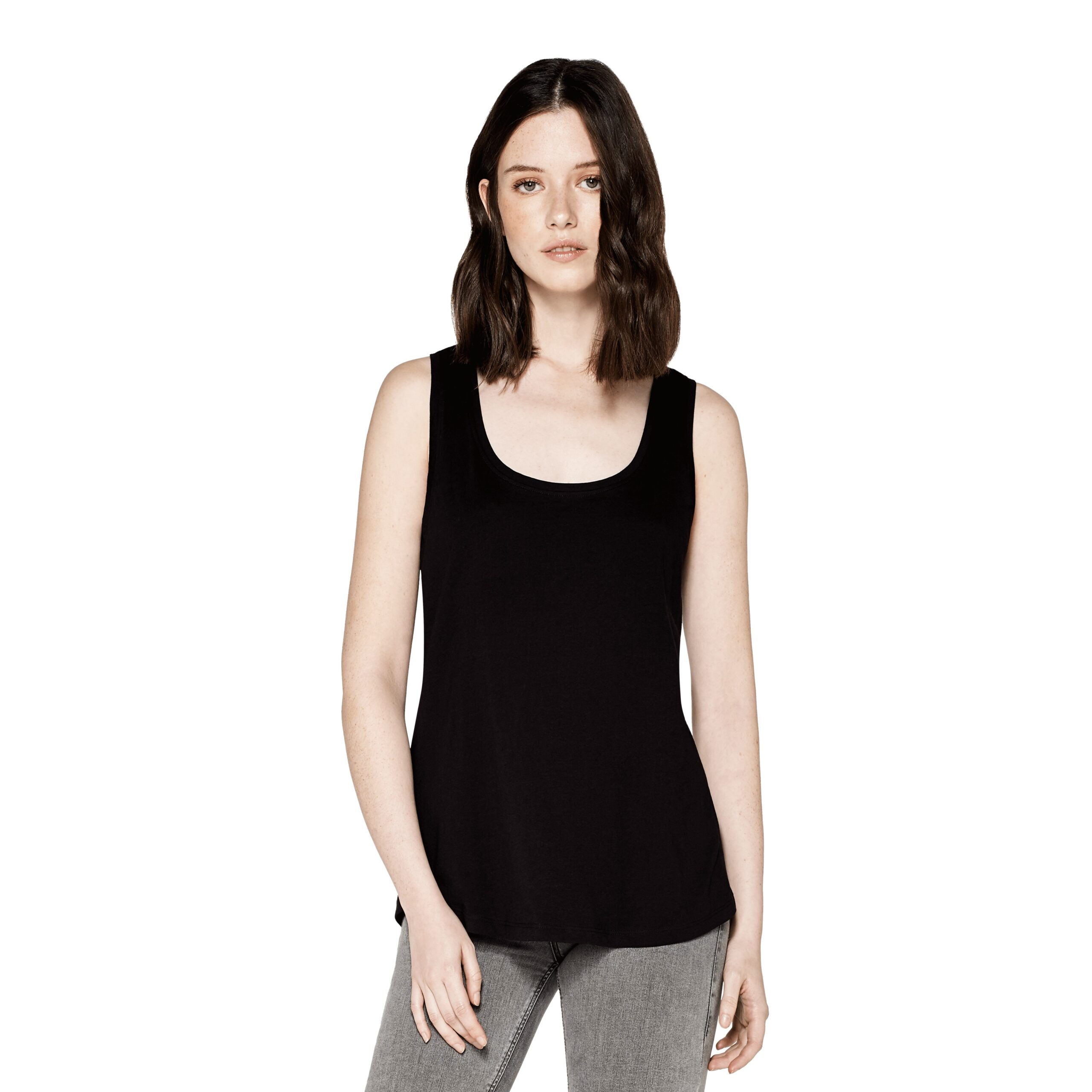 Women's Racerback Singlet - Black BL - EP17 - Earth Positive @ Pandemonium Paradise
