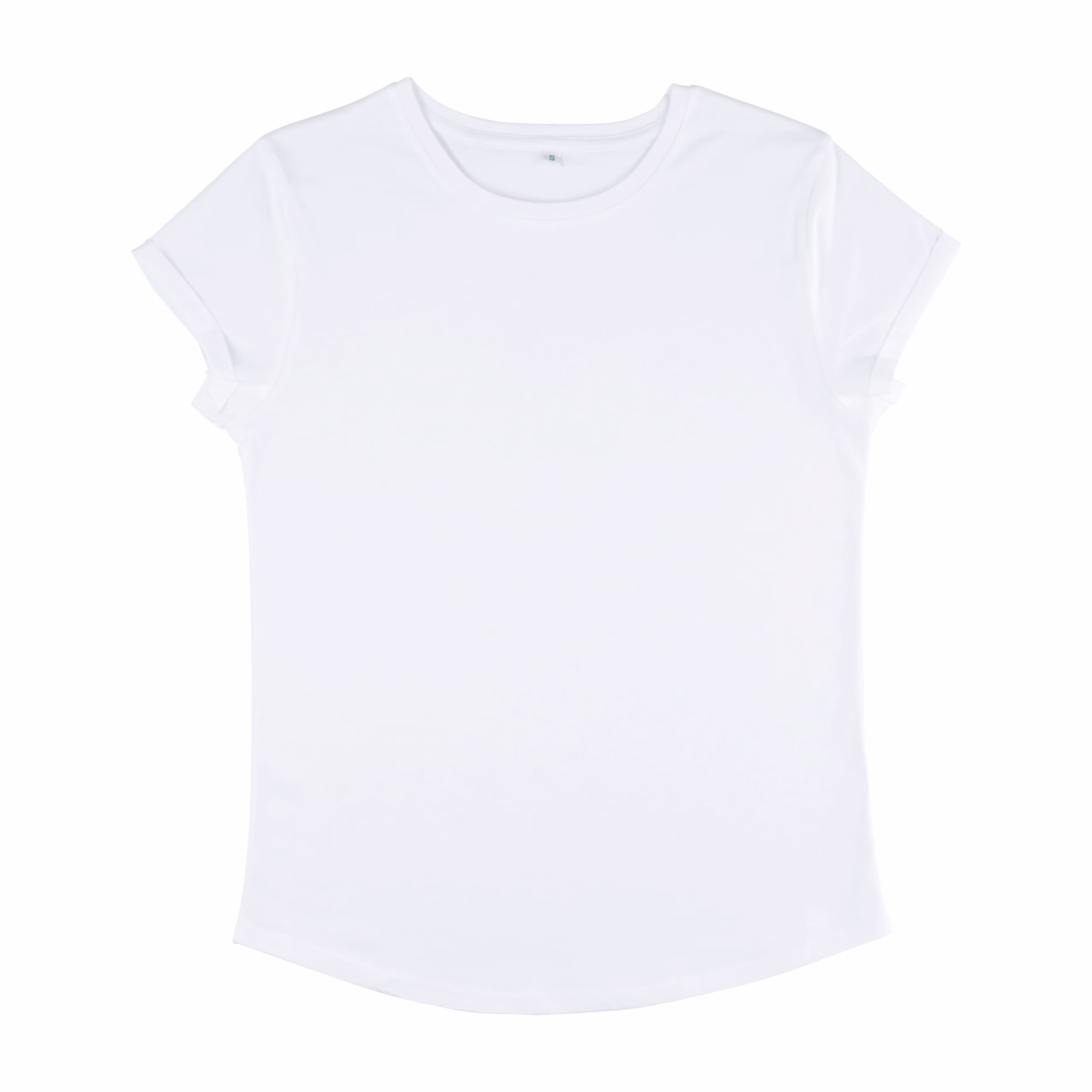 Women's Rolled Sleeve T-shirt - White - EP16 - Earth Positive @ Pandemonium Paradise