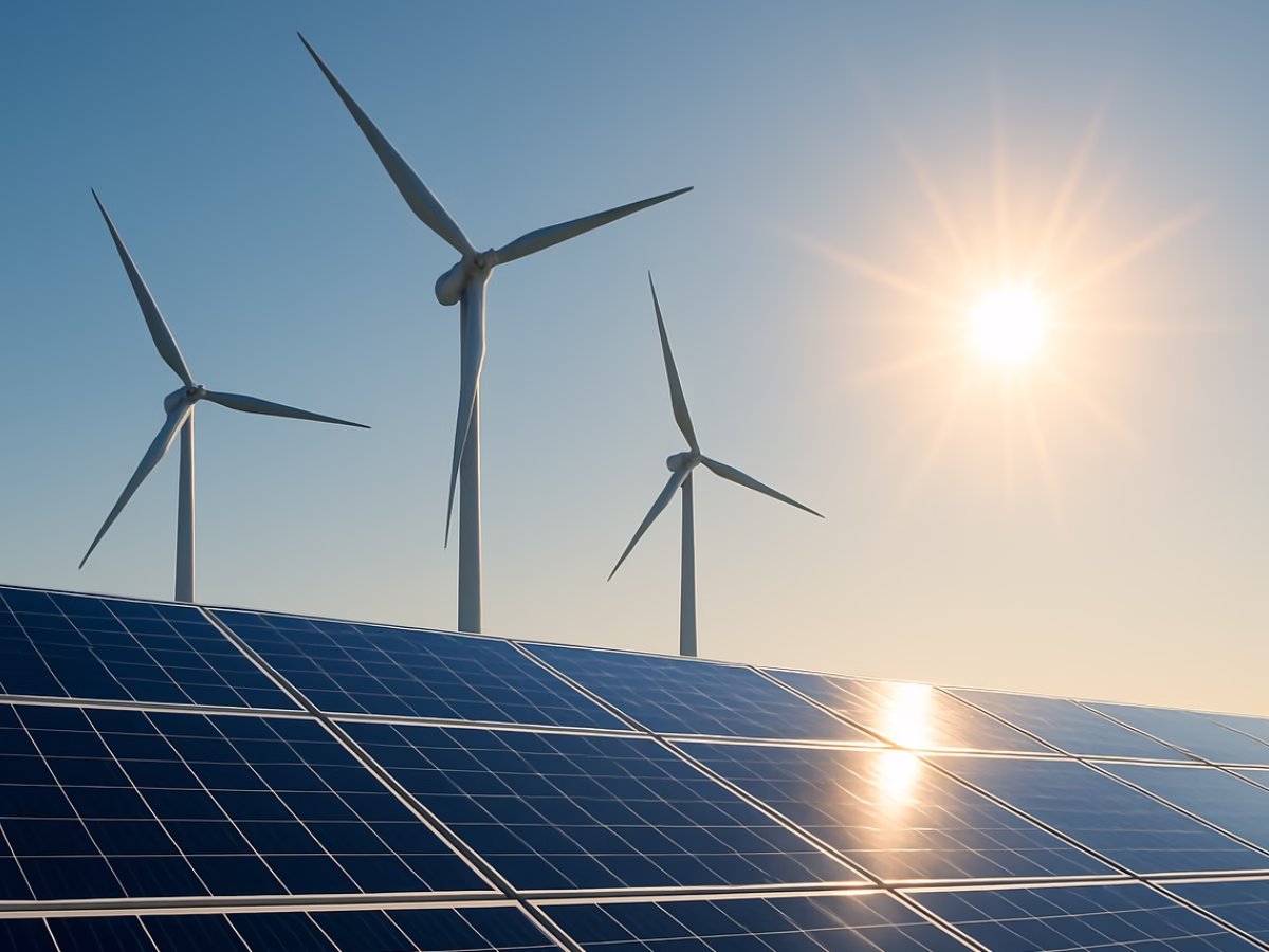 Renewable Green Wind and Solar Energy Produced Clothing
