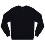 Front view of organic cotton fair trade Earth Positive sweatshirt in black